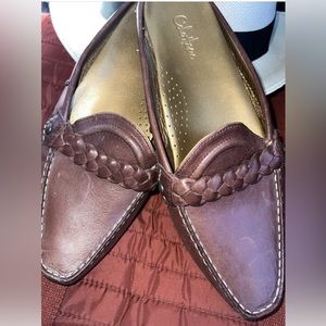 Cole Haan Country Brown Leather  Mules Size 8.5 Slides EUC